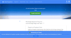 Desktop Screenshot of meine-flugzeit.de